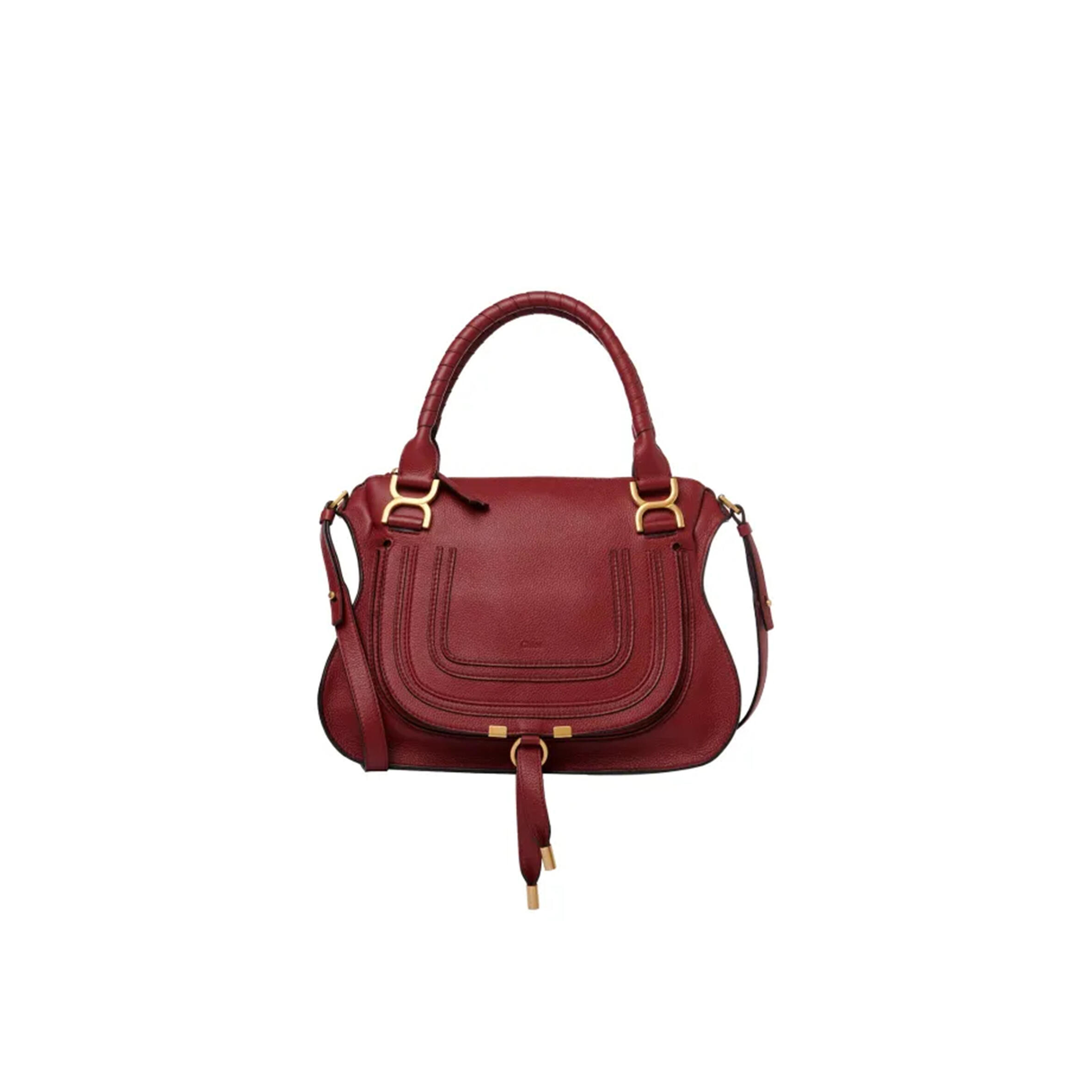 CHLOÉ MARCIE BAG IN GRAINED LEATHER CHC22AS660I31615 (36*28*12cm)